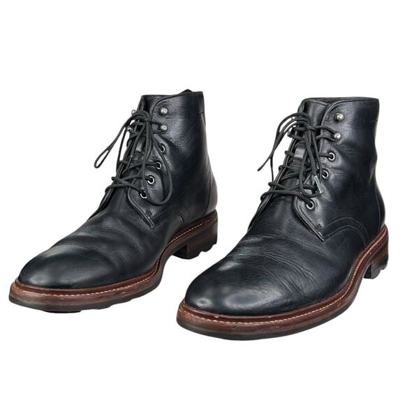 Johnston & Murphy Men’s Welch Black Leather Chukka Boot Size US 10 - Picture 5 of 11